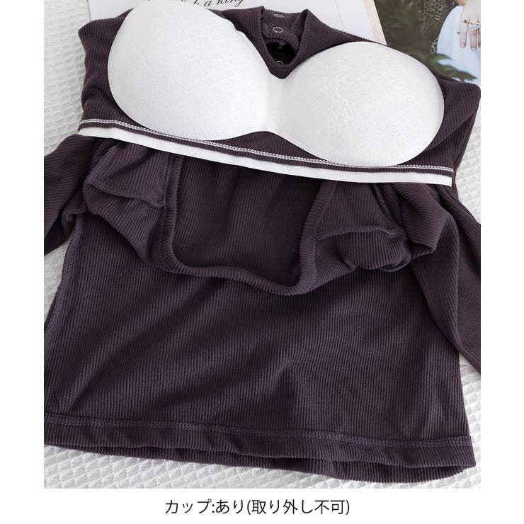 カップ付きリブニットトップス暖かインナー | SUNSHINE CLOSET | 詳細画像25 