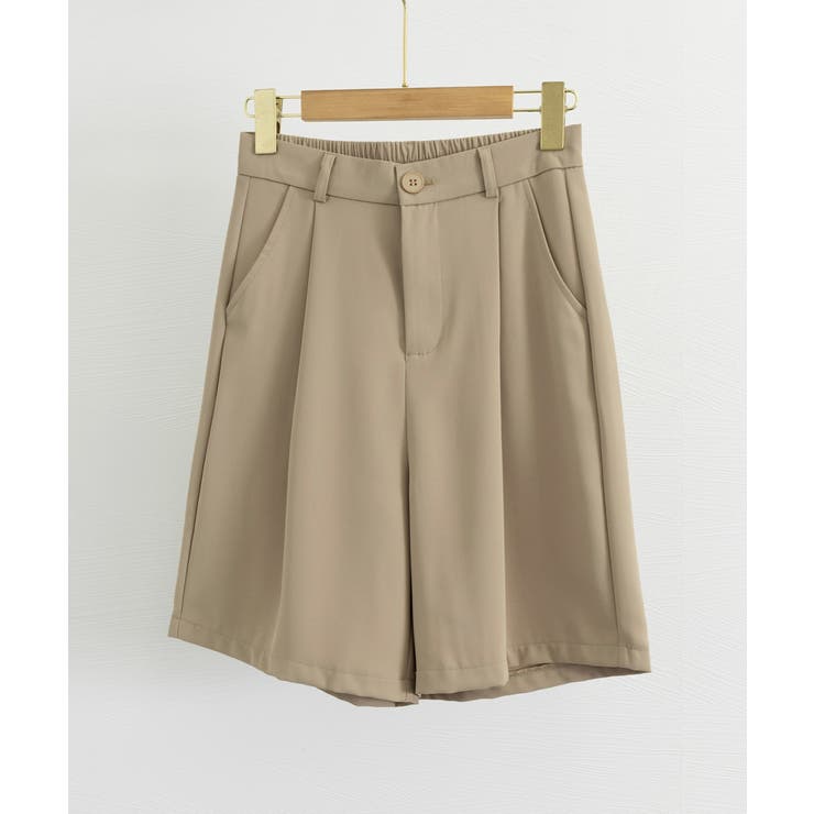 タックショートパンツ ハイウエスト 美脚 | SUNSHINE CLOSET | 詳細画像16 