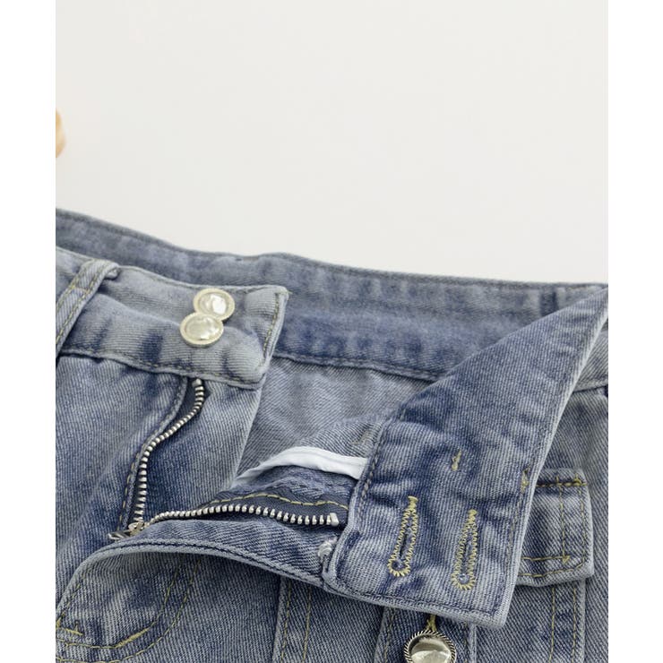 キュロットデニムスカート ハイウエスト | SUNSHINE CLOSET | 詳細画像21 