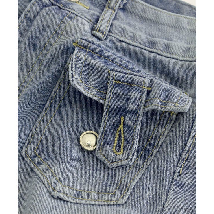 キュロットデニムスカート ハイウエスト | SUNSHINE CLOSET | 詳細画像22 