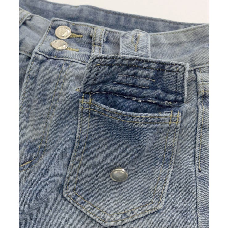 キュロットデニムスカート ハイウエスト | SUNSHINE CLOSET | 詳細画像23 