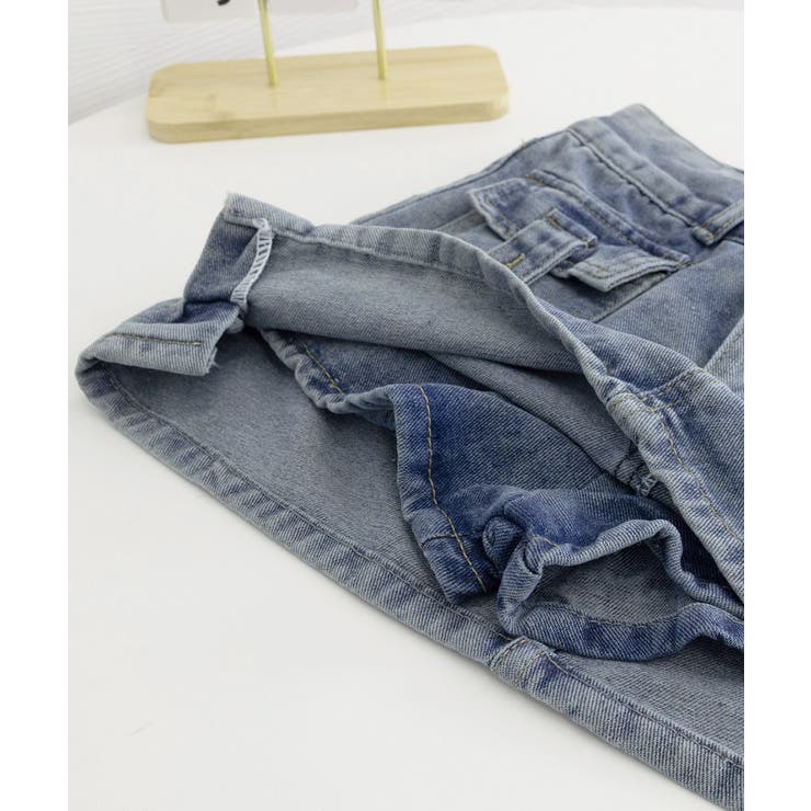 キュロットデニムスカート ハイウエスト | SUNSHINE CLOSET | 詳細画像25 