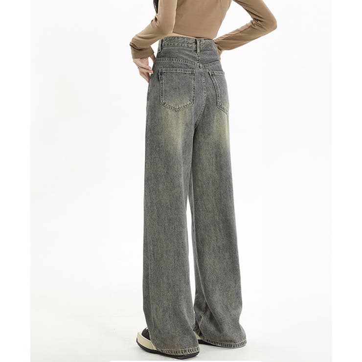 ヴィンテージ風ワイドデニムパンツ美脚 | SUNSHINE CLOSET | 詳細画像23 