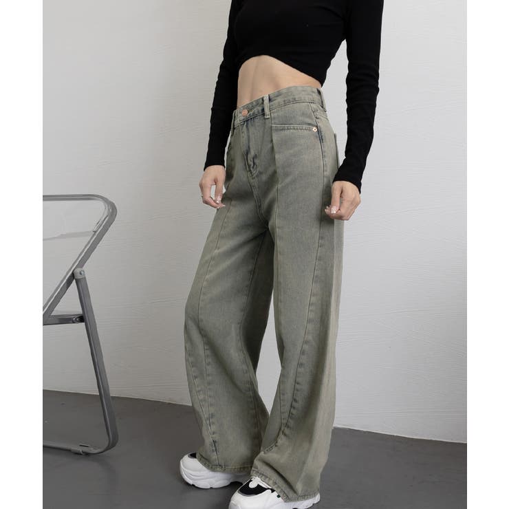 ヴィンテージ風ワイドデニムパンツ美脚 | SUNSHINE CLOSET | 詳細画像27 