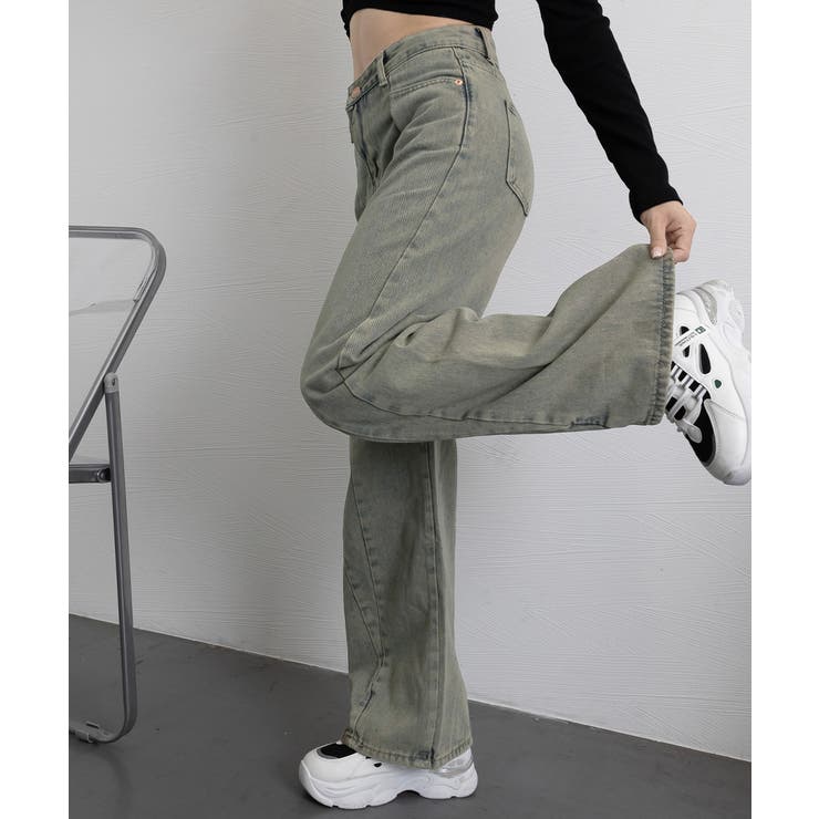 ヴィンテージ風ワイドデニムパンツ美脚 | SUNSHINE CLOSET | 詳細画像28 