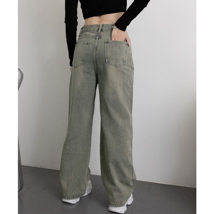 ヴィンテージ風ワイドデニムパンツ美脚 | SUNSHINE CLOSET | 詳細画像29 