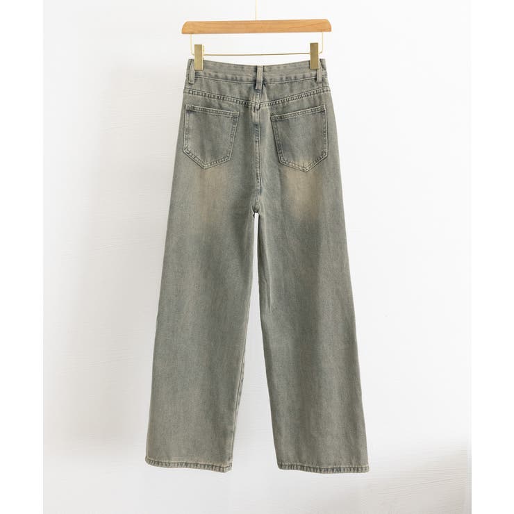 ヴィンテージ風ワイドデニムパンツ美脚 | SUNSHINE CLOSET | 詳細画像31 