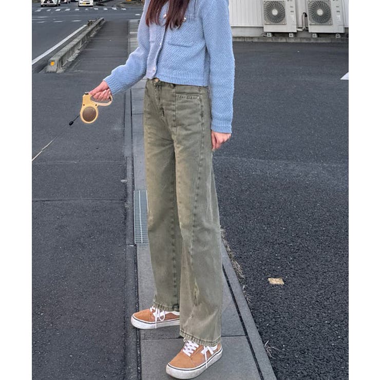 ヴィンテージ風ワイドデニムパンツ美脚 | SUNSHINE CLOSET | 詳細画像6 