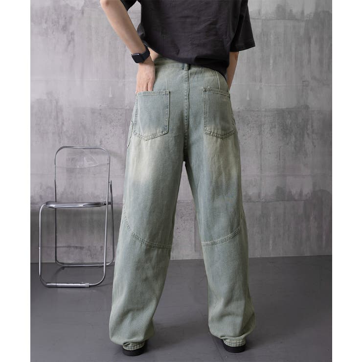 バギーデニムパンツ レディース レトロ風 | SUNSHINE CLOSET | 詳細画像14 