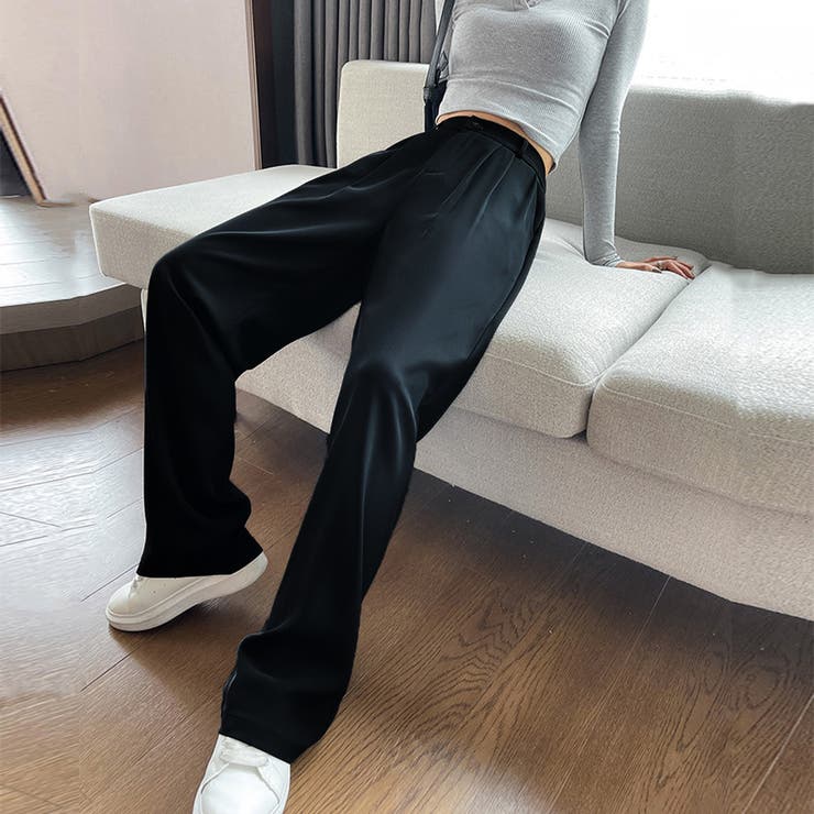 ワイドパンツ タック入り レディース | SUNSHINE CLOSET | 詳細画像10 