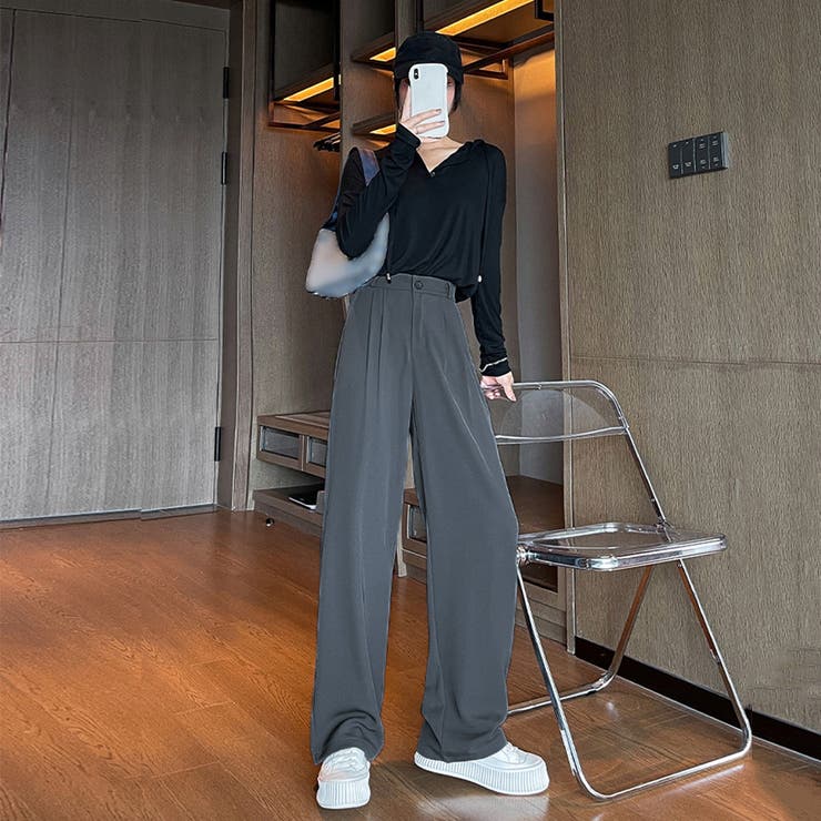 ワイドパンツ タック入り レディース | SUNSHINE CLOSET | 詳細画像11 