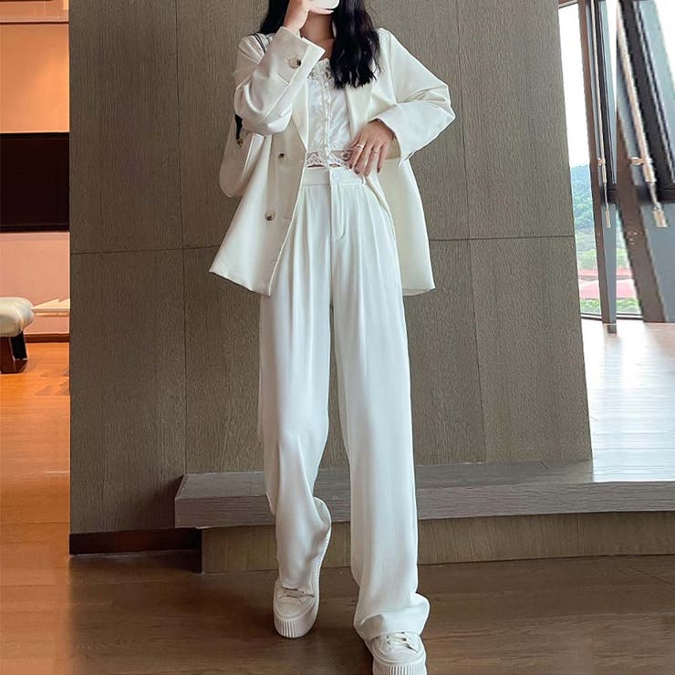 ワイドパンツ タック入り レディース | SUNSHINE CLOSET | 詳細画像12 