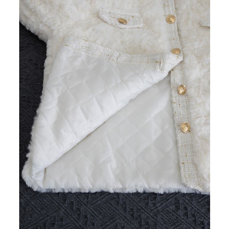 中綿入りファージャケット秋冬ボアアウター | SUNSHINE CLOSET | 詳細画像22 