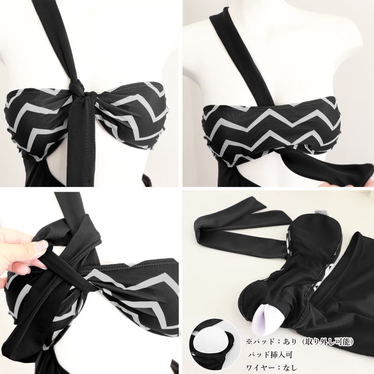 ワンショルダーワンピース水着 レディース | SUNSHINE CLOSET | 詳細画像4 