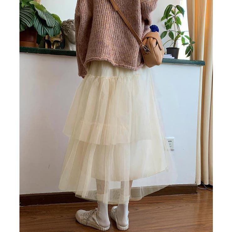 ティアードスカートロングチュールスカート | SUNSHINE CLOSET | 詳細画像11 