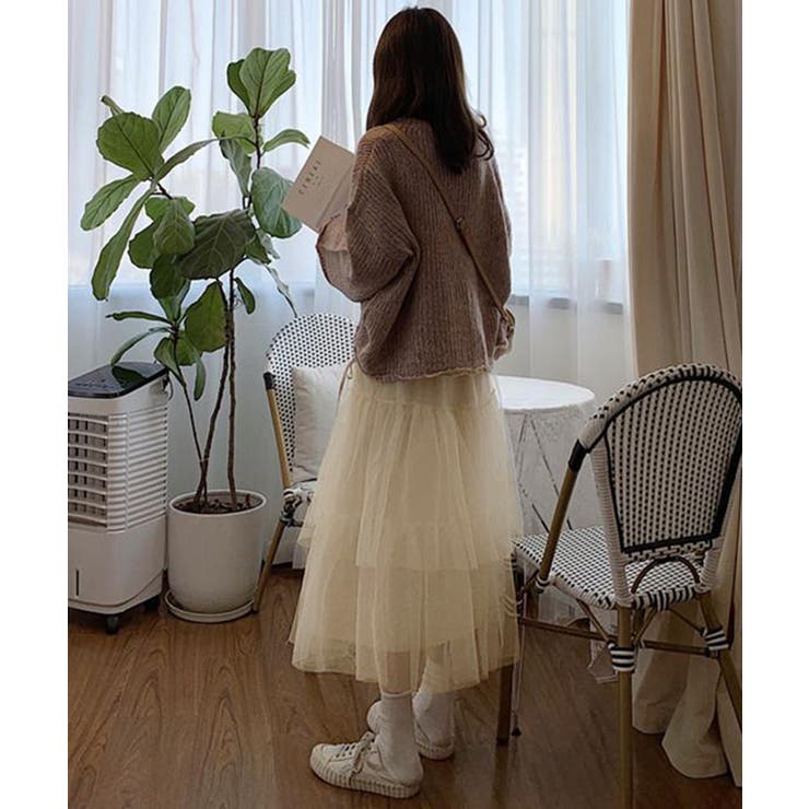 ティアードスカートロングチュールスカート | SUNSHINE CLOSET | 詳細画像14 