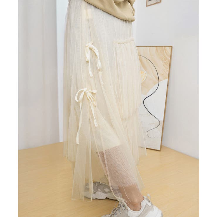 ティアードスカートロングチュールスカート | SUNSHINE CLOSET | 詳細画像16 