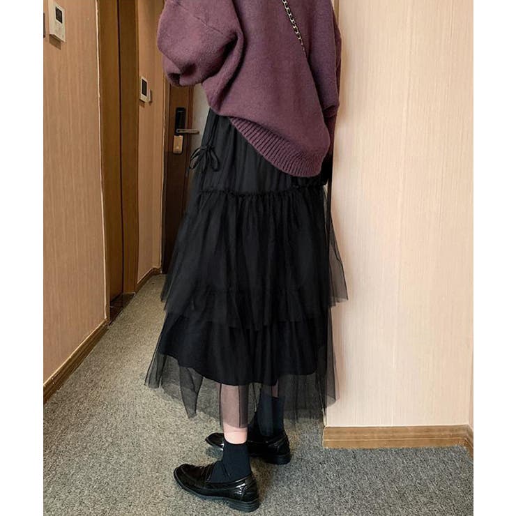 ティアードスカートロングチュールスカート | SUNSHINE CLOSET | 詳細画像7 