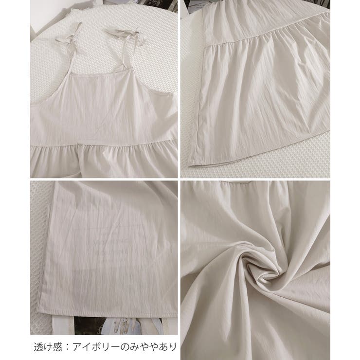 Aラインワンピースレディース 体型カバー ショルダーリボンロングワンピ | SUNSHINE CLOSET | 詳細画像25 
