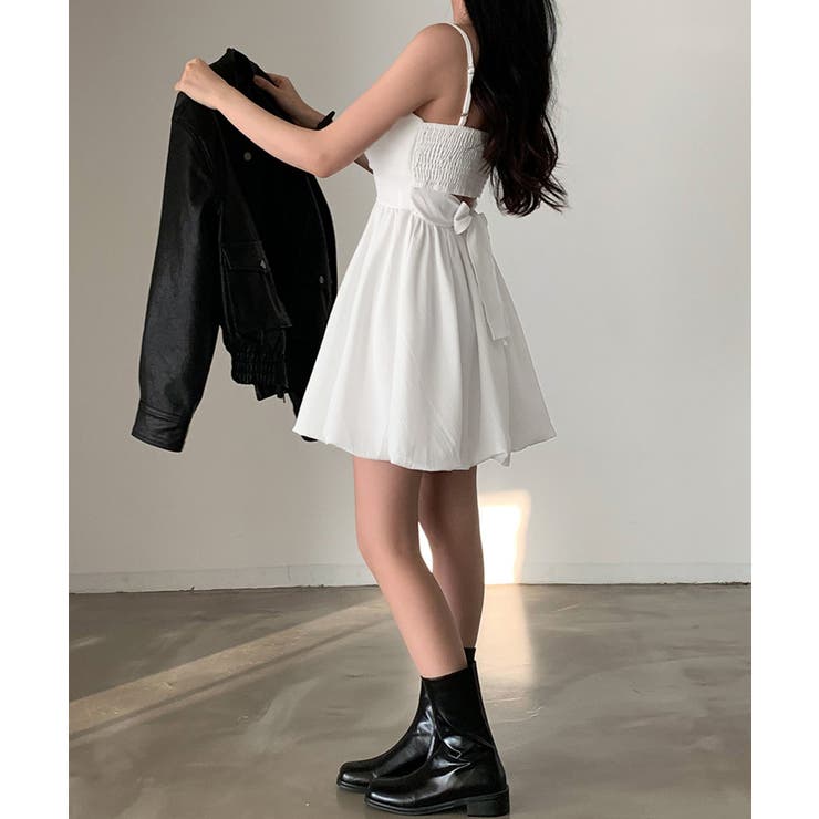 バックリボンワンピース レディース フェミニン | SUNSHINE CLOSET | 詳細画像17 