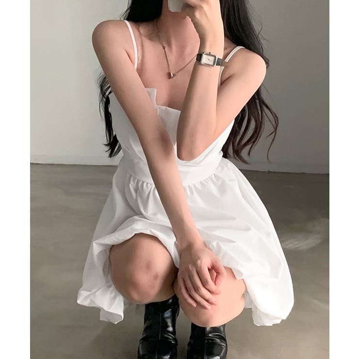 バックリボンワンピース レディース フェミニン | SUNSHINE CLOSET | 詳細画像3 