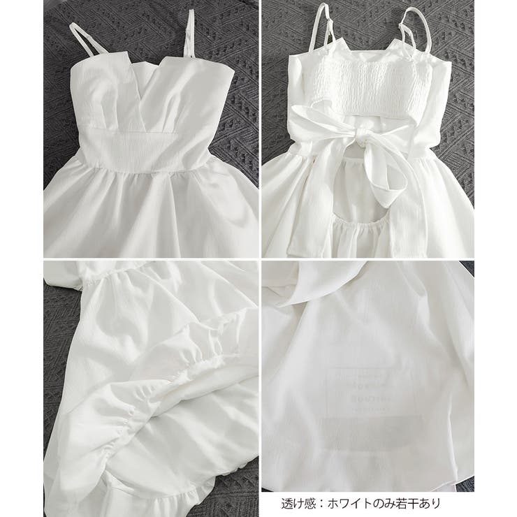 バックリボンワンピース レディース フェミニン | SUNSHINE CLOSET | 詳細画像31 