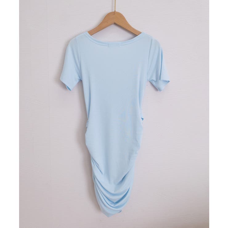 レディース カシュクール風ボディコンワンピ くしゅくしゅタイトワンピ | SUNSHINE CLOSET | 詳細画像27 