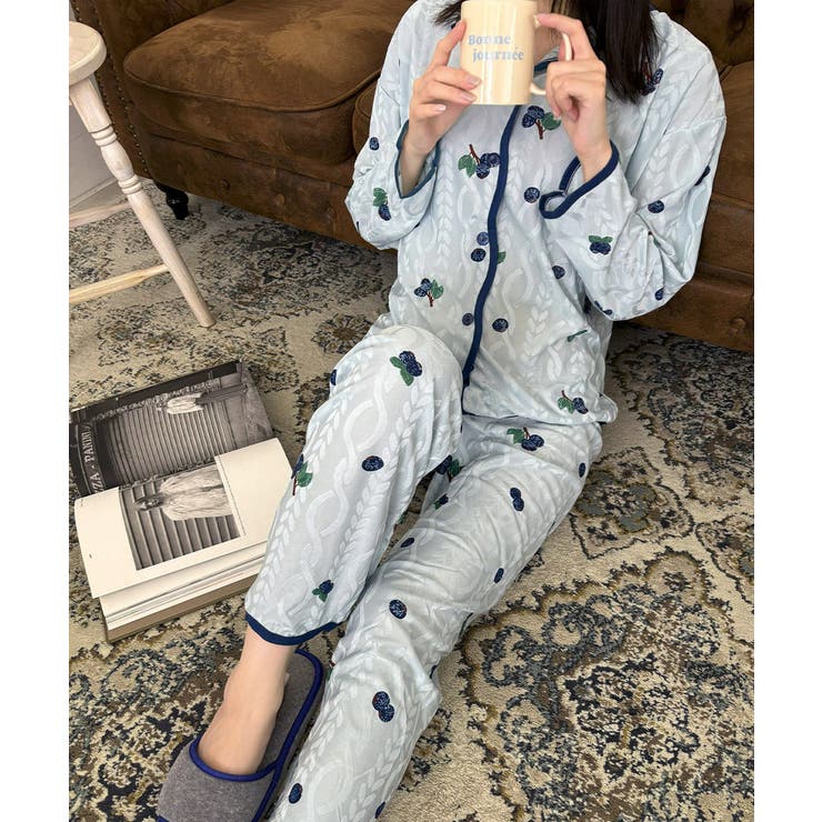 韓国パジャマ レディース 部屋着薄手長袖 | SUNSHINE CLOSET | 詳細画像27 