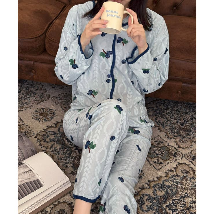 韓国パジャマ レディース 部屋着薄手長袖 | SUNSHINE CLOSET | 詳細画像29 