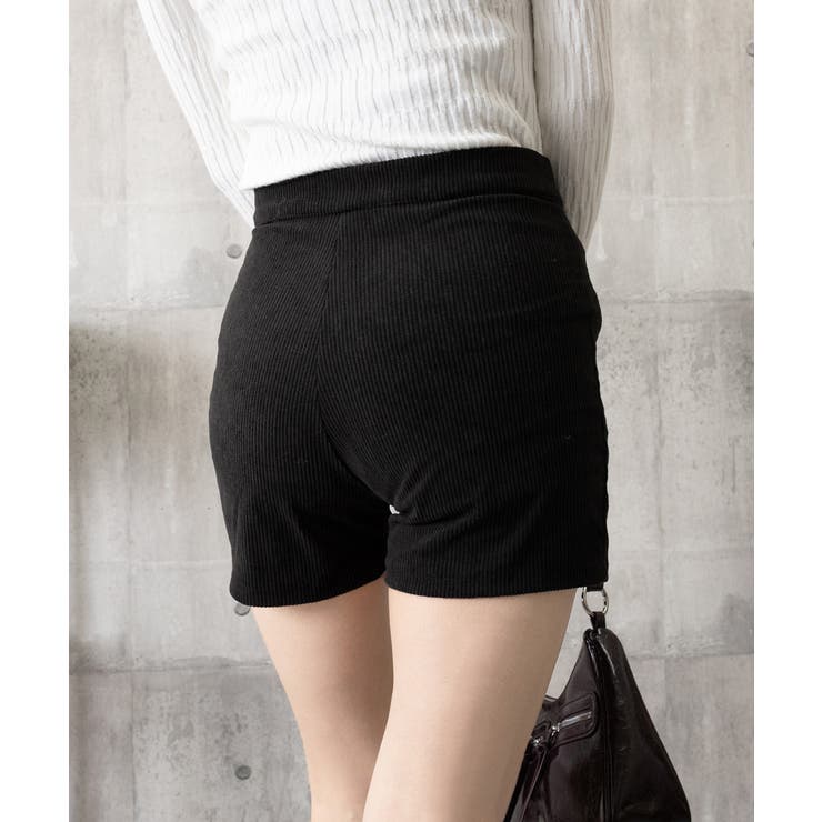 コーデュロイショートパンツ秋冬短パン脚長 | SUNSHINE CLOSET | 詳細画像13 