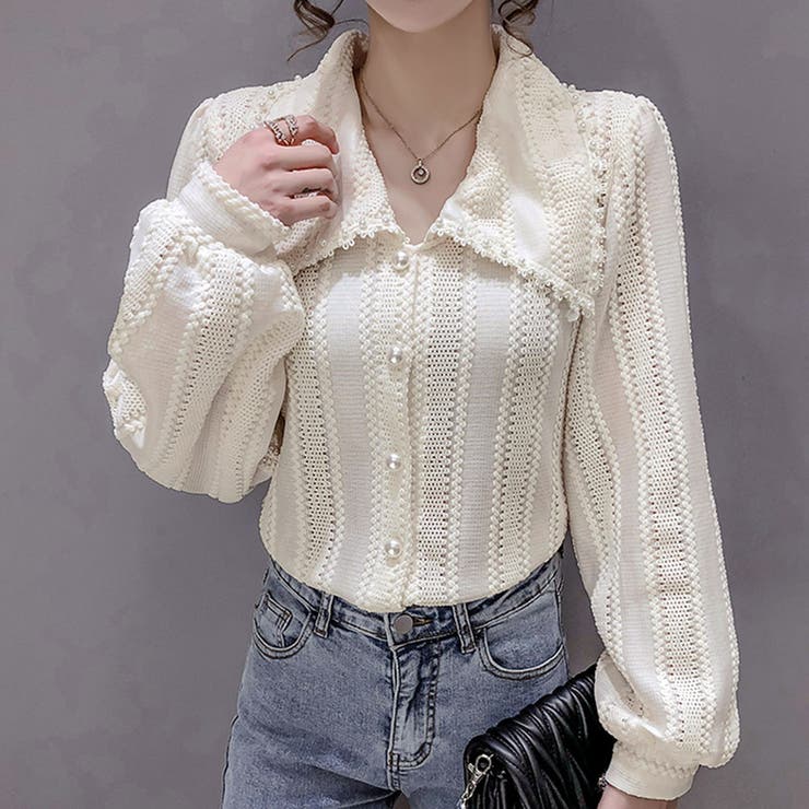 ビックカラーブラウス きれいめ春トップス | SUNSHINE CLOSET | 詳細画像10 