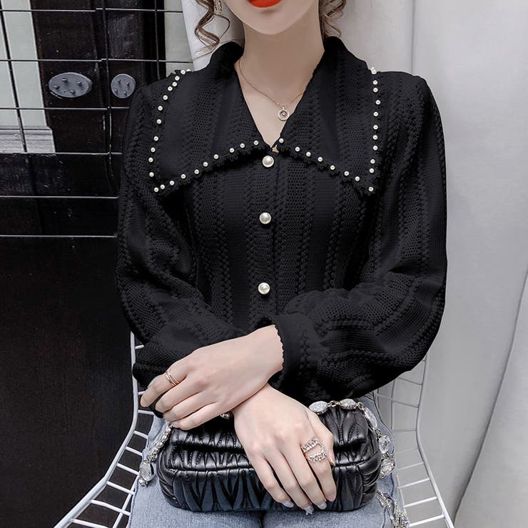 ビックカラーブラウス きれいめ春トップス | SUNSHINE CLOSET | 詳細画像5 