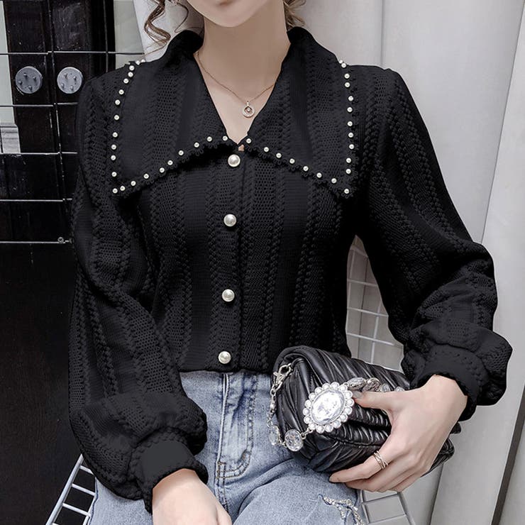 ビックカラーブラウス きれいめ春トップス | SUNSHINE CLOSET | 詳細画像6 