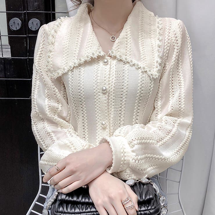 ビックカラーブラウス きれいめ春トップス | SUNSHINE CLOSET | 詳細画像8 