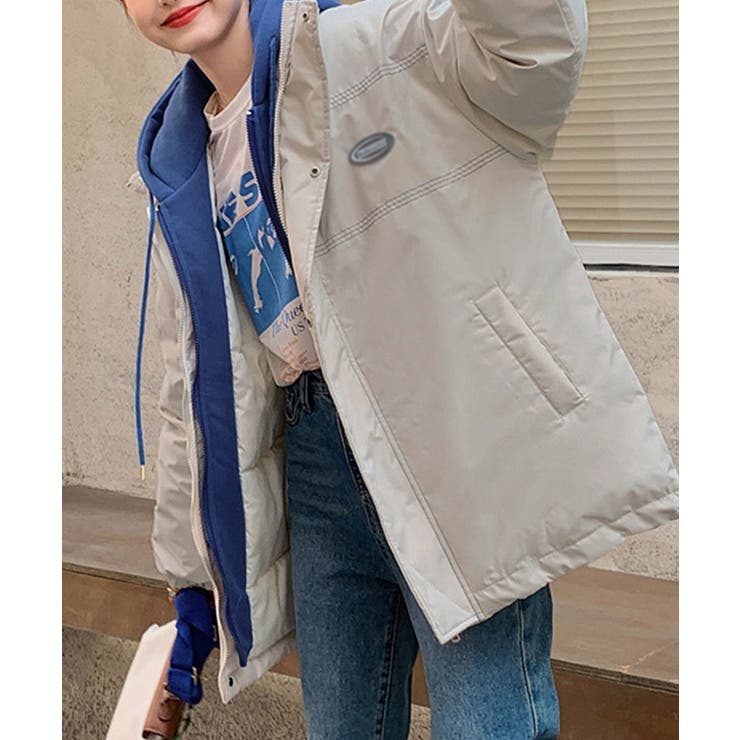 エコダウンジャケット フード付中綿コート | SUNSHINE CLOSET | 詳細画像11 