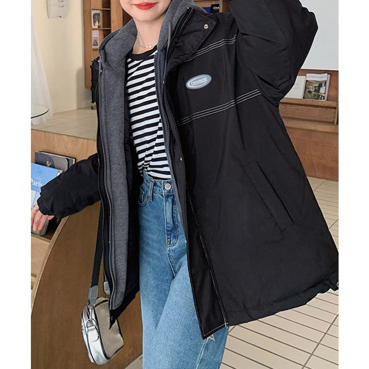 エコダウンジャケット フード付中綿コート | SUNSHINE CLOSET | 詳細画像6 