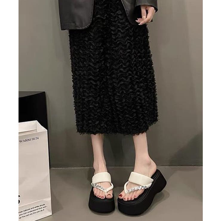 ボリュームソールサンダルレディース キレイめサマーサンダル 韓国風 | SUNSHINE CLOSET | 詳細画像6 