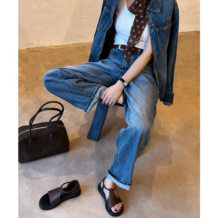 ヴィンテージ風 柔らかフラットグルカミュール軽量 オープントゥコンフォートシュー… | SUNSHINE CLOSET | 詳細画像21 
