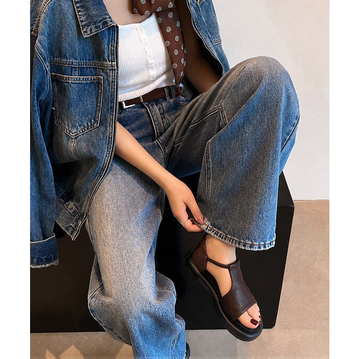 ヴィンテージ風 柔らかフラットグルカミュール軽量 オープントゥコンフォートシュー… | SUNSHINE CLOSET | 詳細画像22 
