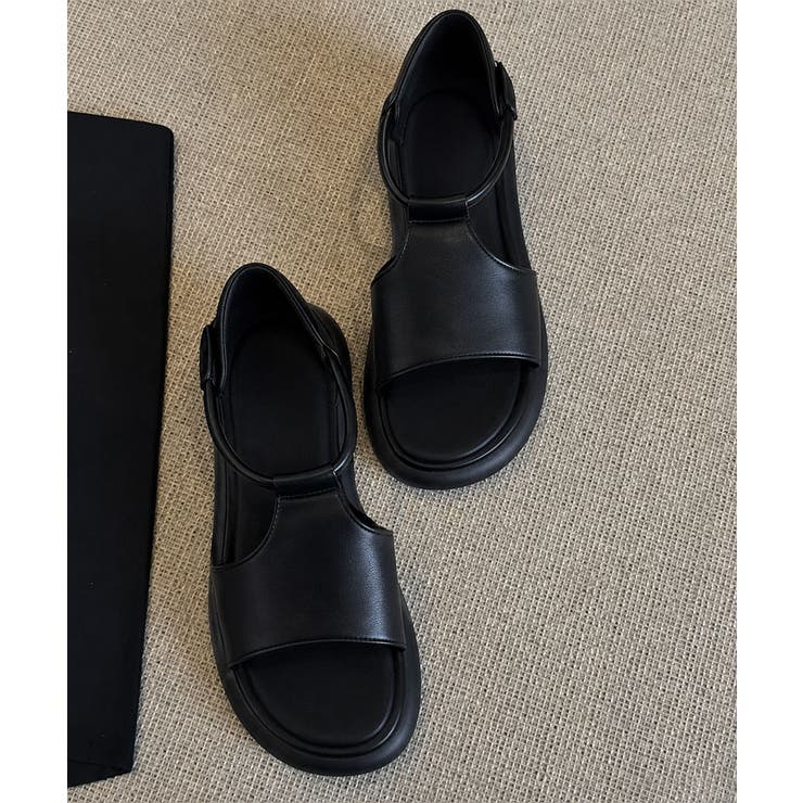 ヴィンテージ風 柔らかフラットグルカミュール軽量 オープントゥコンフォートシュー… | SUNSHINE CLOSET | 詳細画像24 