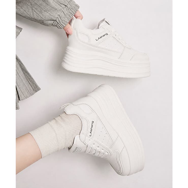 歩きやすいレースアップシューズ美脚 履きやすいローカットスニーカー快適 通勤通学… | SUNSHINE CLOSET | 詳細画像14 