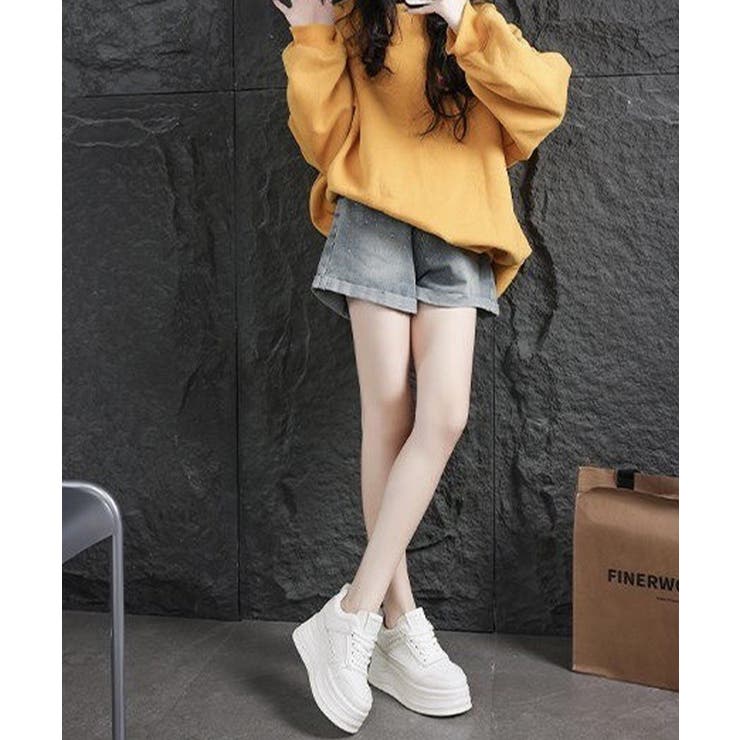 歩きやすいレースアップシューズ美脚 履きやすいローカットスニーカー快適 通勤通学… | SUNSHINE CLOSET | 詳細画像5 