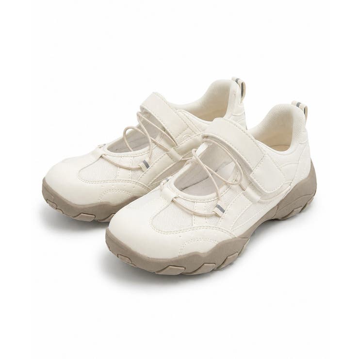 レディース 軽量スポーツスニーカー韓国風 ストラップスニーカー美脚脚長 | SUNSHINE CLOSET | 詳細画像24 