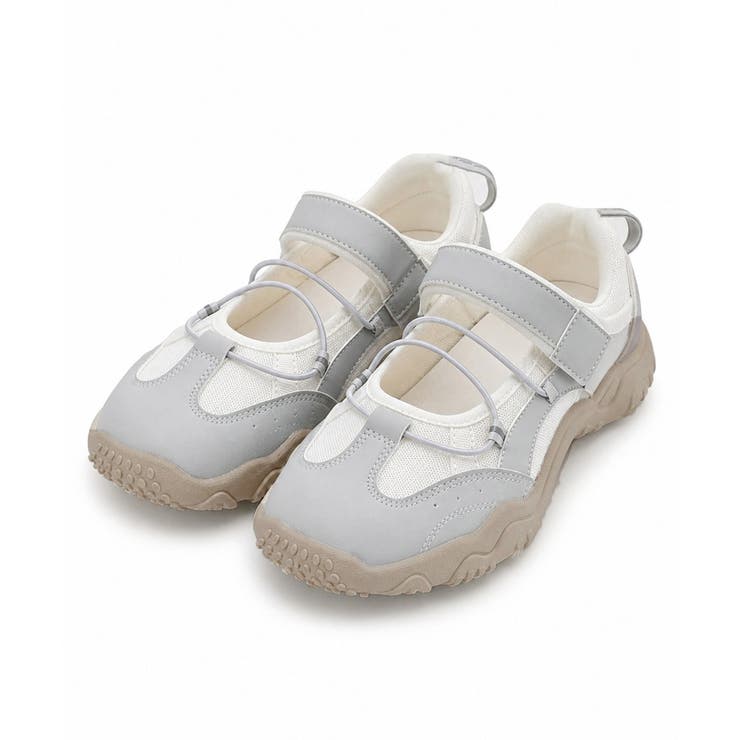 レディース 軽量スポーツスニーカー韓国風 ストラップスニーカー美脚脚長 | SUNSHINE CLOSET | 詳細画像26 
