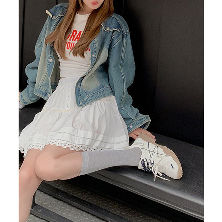 ボリュームソールスニーカー 歩きやすいスタイルアップシューズ 軽量ダッドスニーカ… | SUNSHINE CLOSET | 詳細画像6 