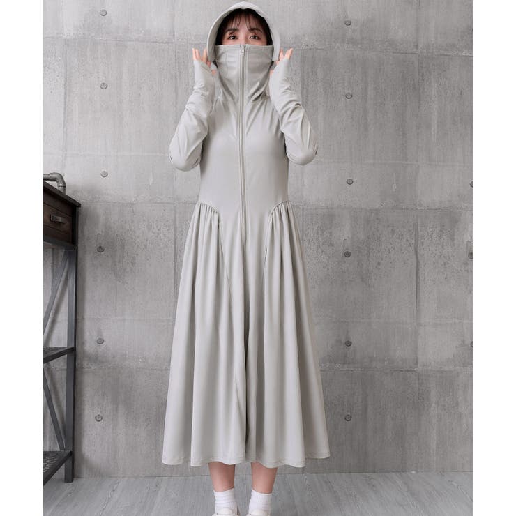UVウェアラッシュパーカー サンバイザー付き パーカーワンピ | SUNSHINE CLOSET | 詳細画像31 