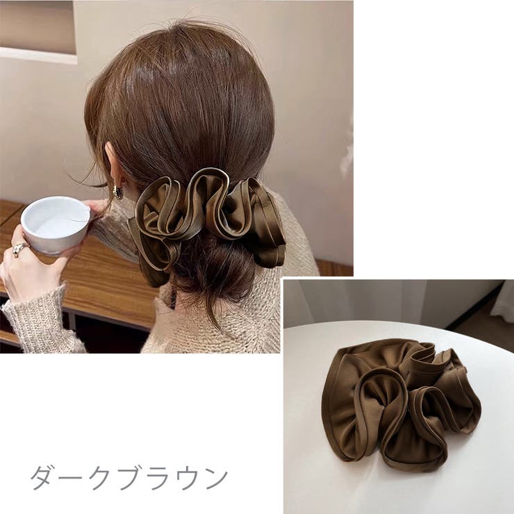 シュシュ大きめ 大人 ボリュームヘアゴム | SUNSHINE CLOSET | 詳細画像17 