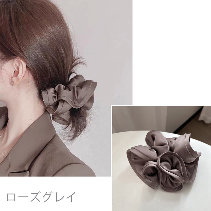 シュシュ大きめ 大人 ボリュームヘアゴム | SUNSHINE CLOSET | 詳細画像18 