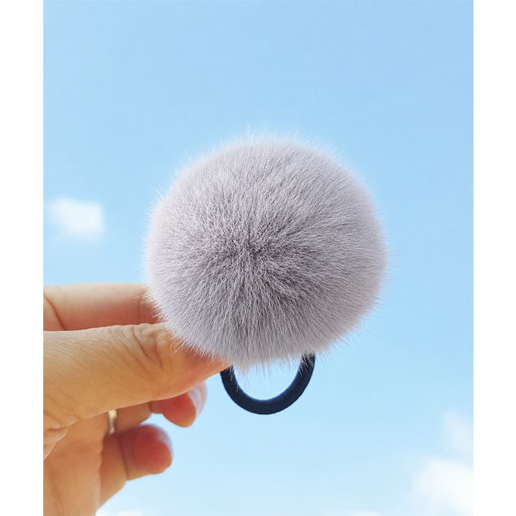 レディースふわふわ可愛い髪飾りモコモコボリュームファーポニー 秋冬トレンド ワン… | SUNSHINE CLOSET | 詳細画像15 