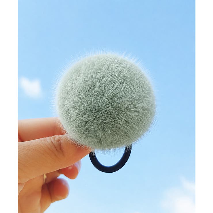 レディースふわふわ可愛い髪飾りモコモコボリュームファーポニー 秋冬トレンド ワン… | SUNSHINE CLOSET | 詳細画像16 